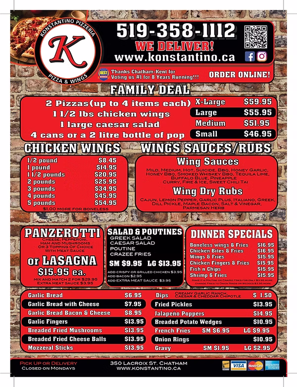 Menu Page 2